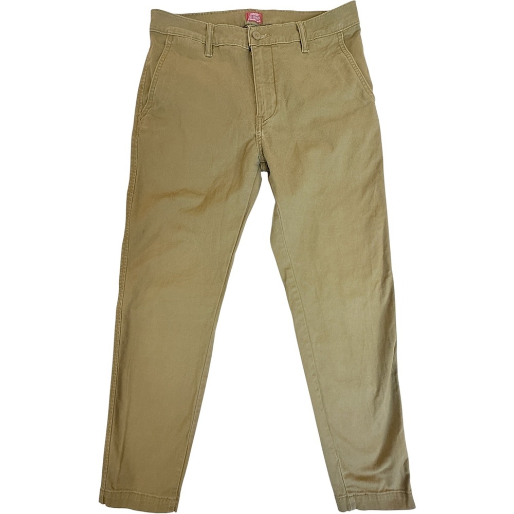 Levi XX Chino Men W31 L30 Brown Tapered Stretch Pants 85226-0072